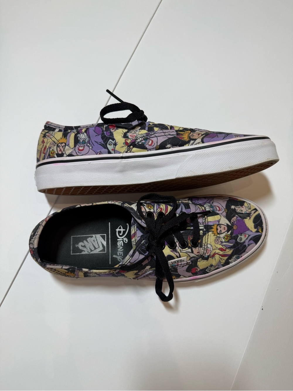 Vans x Disney Villainesses Collection Slim Low Top Sneakers Wicked Color Palette - Picture 5 of 14